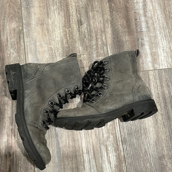 Sorel Lennox Lace Combat Boots - Picture 3 of 8